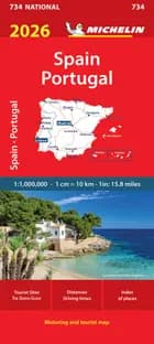 Spain & Portugal 2026, Michelin National Map 734