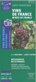 Wines of France Map : Vins du France