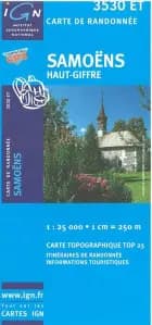 Samoëns - Haut-Griffre af IGN