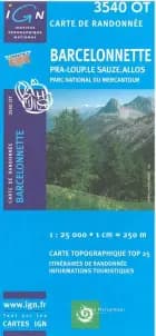 Barcelonnette - PRA-Loup - Allos af IGN
