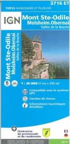 Mont Sainte-Odile - Molshem - Obernai af IGN