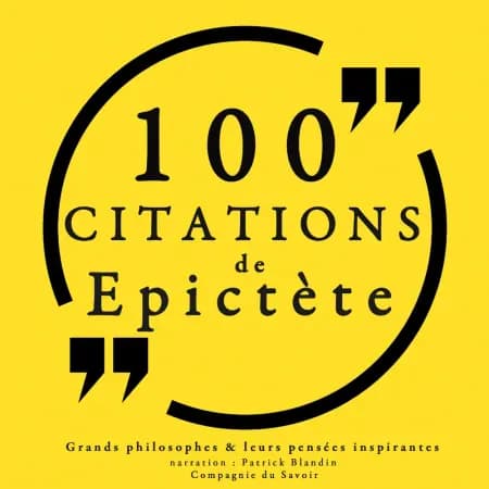 100 citations d'Epictète af – Épictète