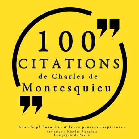 100 citations de Montesquieu af Montesquieu
