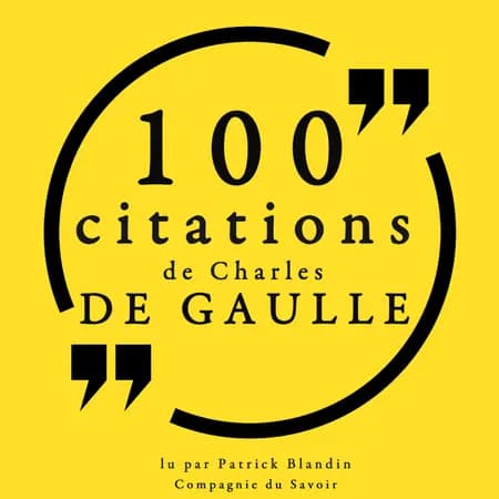 100 citations Charles de Gaulle af Montesquieu