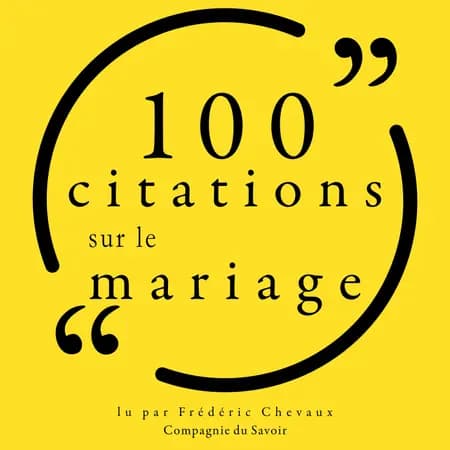 100 citations sur le mariage af Various