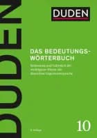Duden (10) - Das Bedeutungswörterbuch