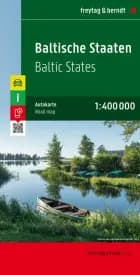 Baltic States - Estonia, Latvia & Lithuania Road Map