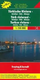 Türkische Riviera - Turkish Riviera: Antalya - Side - Alanya, Freytag & Berndt Road + Leisure Map