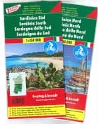 Sardinia Road & Cycle Route Set af Freytag og Berndt