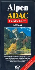 Alpen. Adac strassenkarte