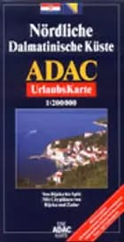 Nördliche Dalmatinische Küste -  Adac Urlaubskarte