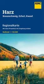 ADAC Regionalkarte: Blatt 8: Harz, Braunschweig, Erfurt, Kassel
