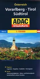 Österreich Urlaubskarte blad 6: Vorarlberg Tirol Südtirol
