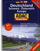 Deutschland Schweiz Österreich Strassenatlas