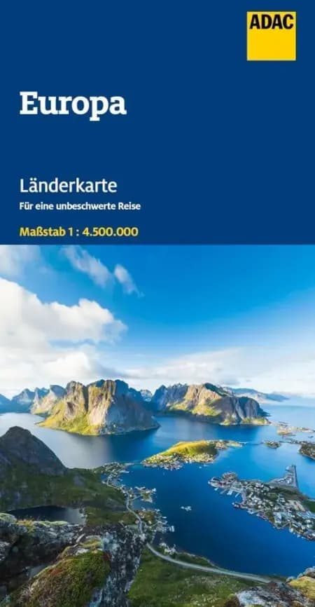 ADAC LänderKarte Europa af ADAC Verlag