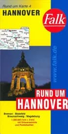 Falk Deutschland Blad 4: Rund um Hannover