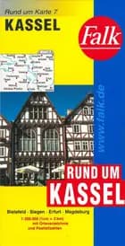 Falk Deutschland Blad 7: Rund um Kassel
