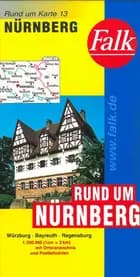 Falk Deutschland Blad 13: Rund um Nürnberg