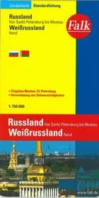 Russland von St. Petersburg bis Moskau, Belarus Nord, Falk länderkarte 1