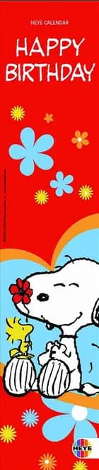 Snoopy Geburtstagskalender mini long 2017