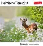 Heimische Tiere Postkortkalender 2017