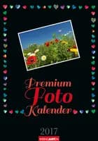 Premium Foto Kalender Sort med Hjerter 2017