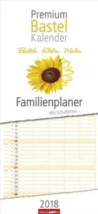 Bastelkalender Familienplaner 2018 Kalender