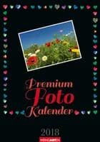 Foto Kalender Herz black 2018
