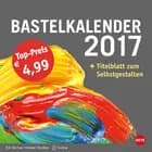 Bastelkalender klein anthrazit 2017