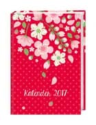 Floral 17 Monatskalenderbuch A5 2017
