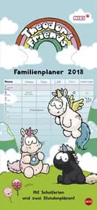 Einhorn Theodor Familienplaner 2018