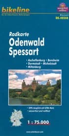 Odenwald Spessart Radkarte - Esterbauer