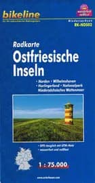 Ostfriesische Inseln Radkarte - Esterbauer