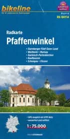 Pfaffenwinkel, Bikeline Radkarte - Esterbauer