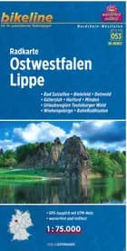 Ostwestfalen Lippe, Radkarte: Bad Salzuflen, Bielefeld, Detmold, Gütersloh, Herford, Minden, Teutoburger Wald - Esterbauer