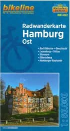 Radwanderkarte Hamburg Ost: Bad Oldesloe, Geesthacht, Lauenburg, Trittau, Stormarn, Elberadweg, Hamburger Radrunde - Esterbauer