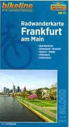 Radwanderkarte Frankfurt am Main: Bad Nauheim - Dreieich - Gedern - Nidda - Offenbach - Schlüchtern - Esterbauer