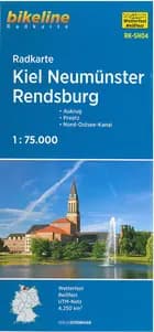 Radkarte Kiel Neumünster Rendsburg: Aukrug, Preetz, Nord-Ostsee-Kanal