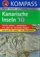 Kanarische Inseln 3D, Kompass Wander- und Radkarte 4251
