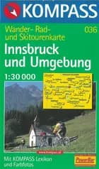 Innsbruck und Umgebung, Kompass Wanderkarte 036
