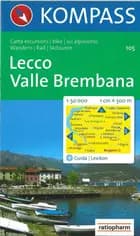 Lecco-Valle brembana, kompass wanderkarte 105