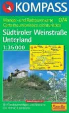 Südtiroler Weinstrasse, Kompass Wanderkarte 074