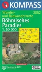 Böhmisches Paradis (Cesky Raj), Kompass Wander- u. Radwanderkarte 2052