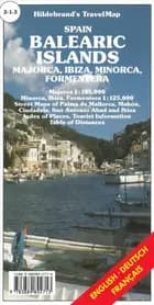 Balearic Islands - Majorca, Ibiza, Minorca, Formentera, Hildebrand's Travel Map