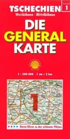 Tschechien Generalkarte Blad 1: Böhmen West