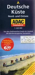 Deutsche Küste: Nord- und Ostsee, ADAC CampingKarte