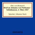 Brief an Johanna von Puttkamer