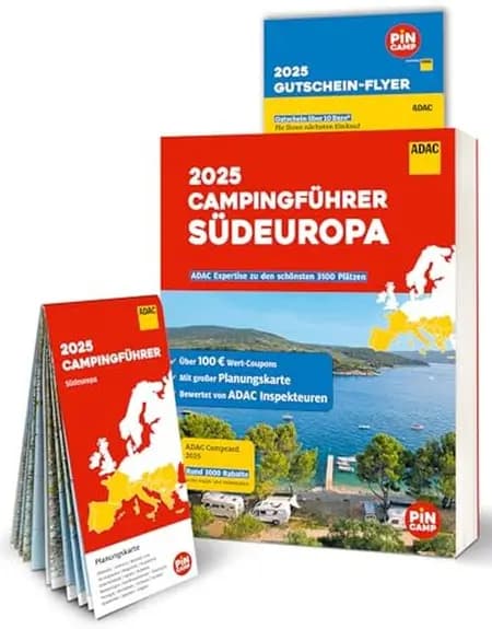 ADAC Campingführer 2025: Südeuropa - Südeuropa, ADAC Verlag af ADAC Verlag
