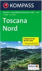 Toscana Nord, Kompass Hiking & Cycling map 2439