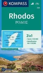 Kompass Wander + Radkarte Rhodos